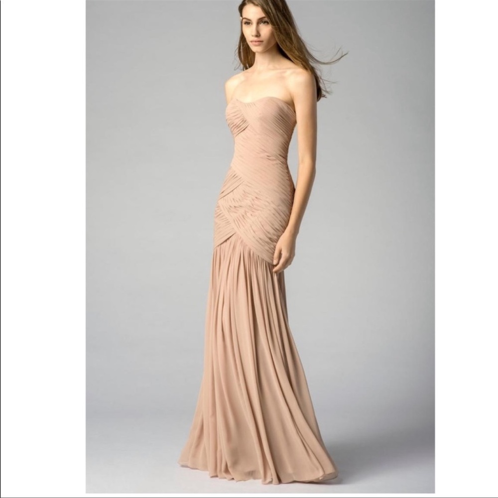 NWT BHLDN Watters & Watters blush strapless dress